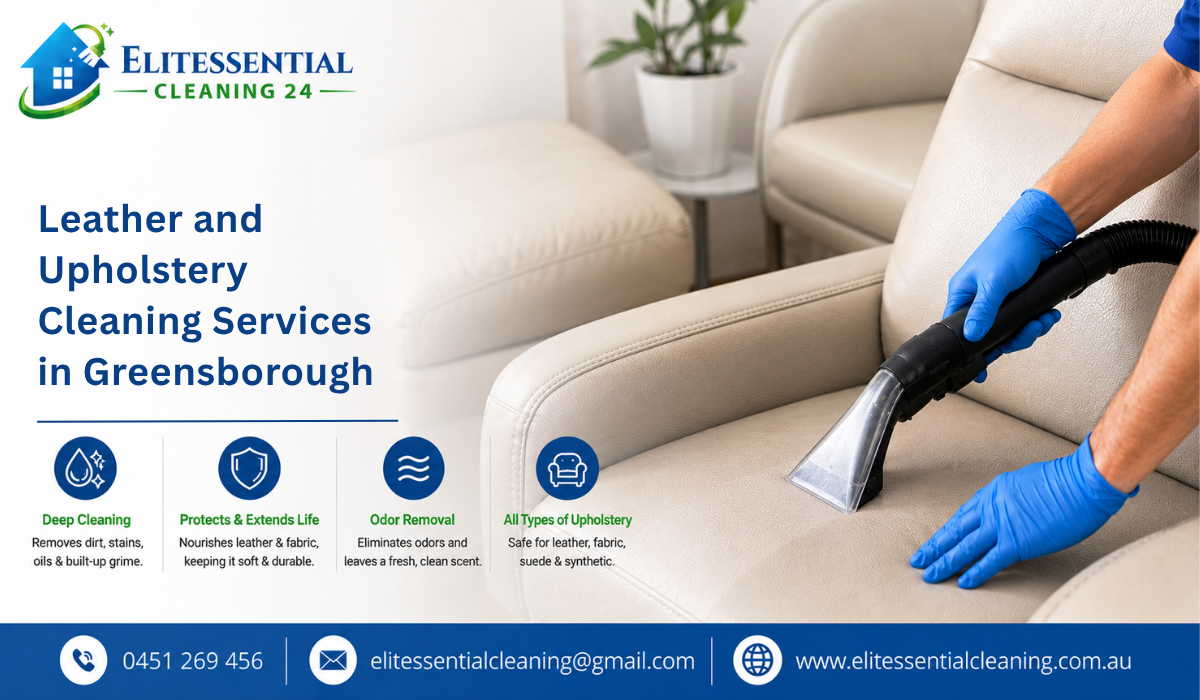 Leather and Upholstery Cleaning Services In Greensborough