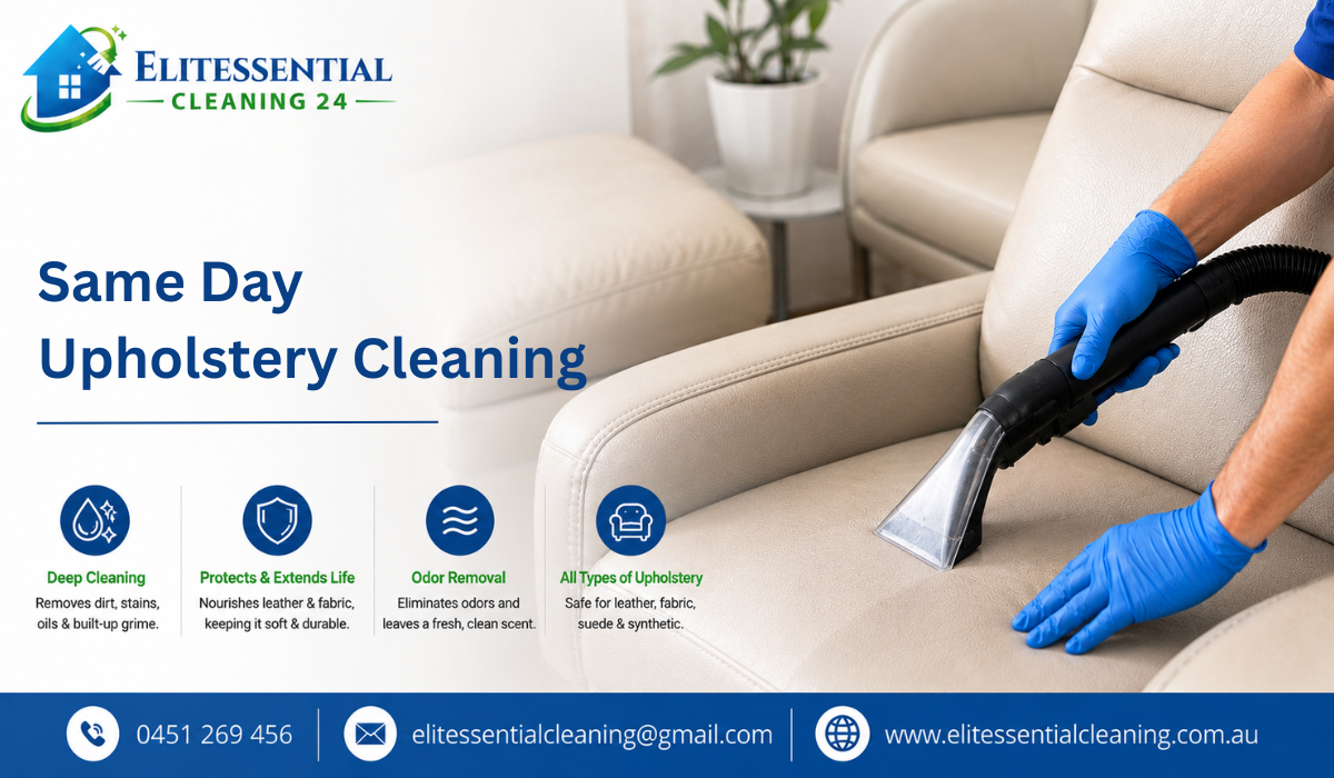 Same Day Upholstery Cleaning